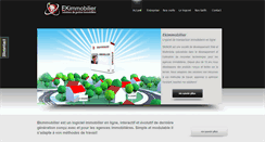 Desktop Screenshot of ekimmobilier.com